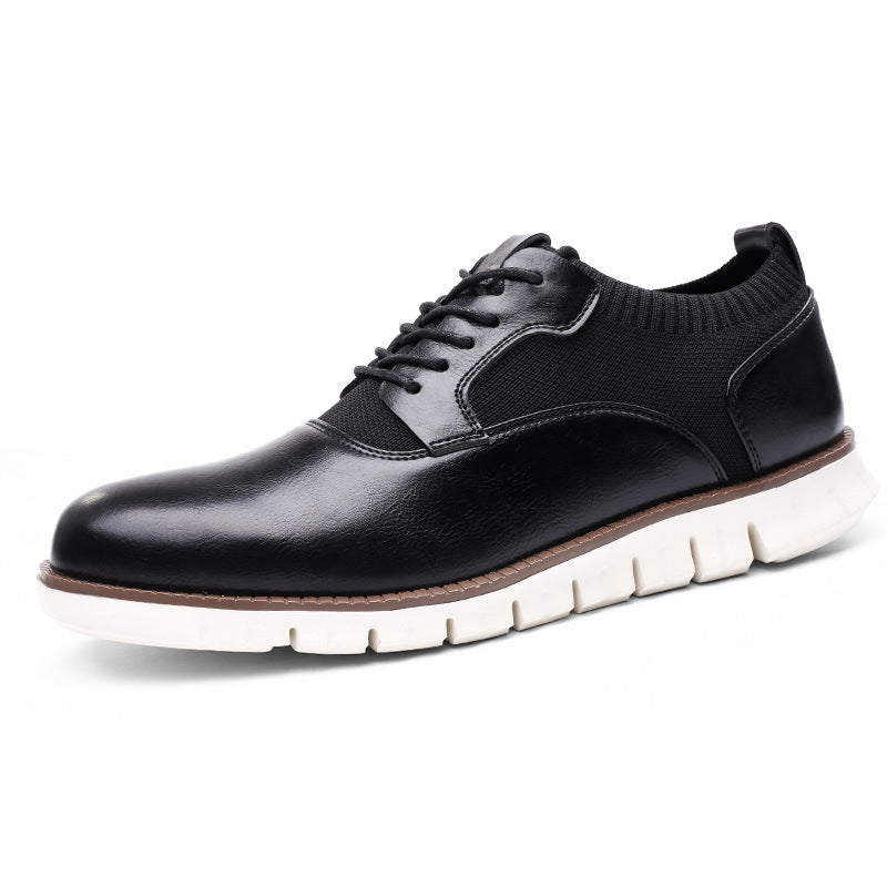Men's gradient leather shoes