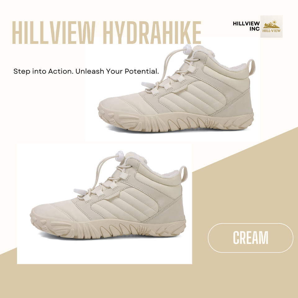 Hillview HydraHike-Wear Pro: Non-slip & Water-Proof Multi-Season Compatible Sneakers (Unisex)