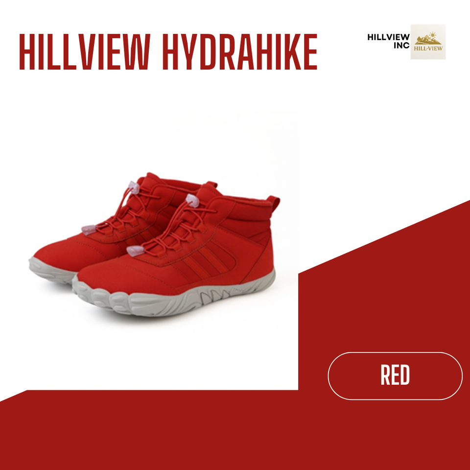 Hillview HydraHike-Wear Pro: Non-slip & Water-Proof Multi-Season Compatible Sneakers (Unisex)
